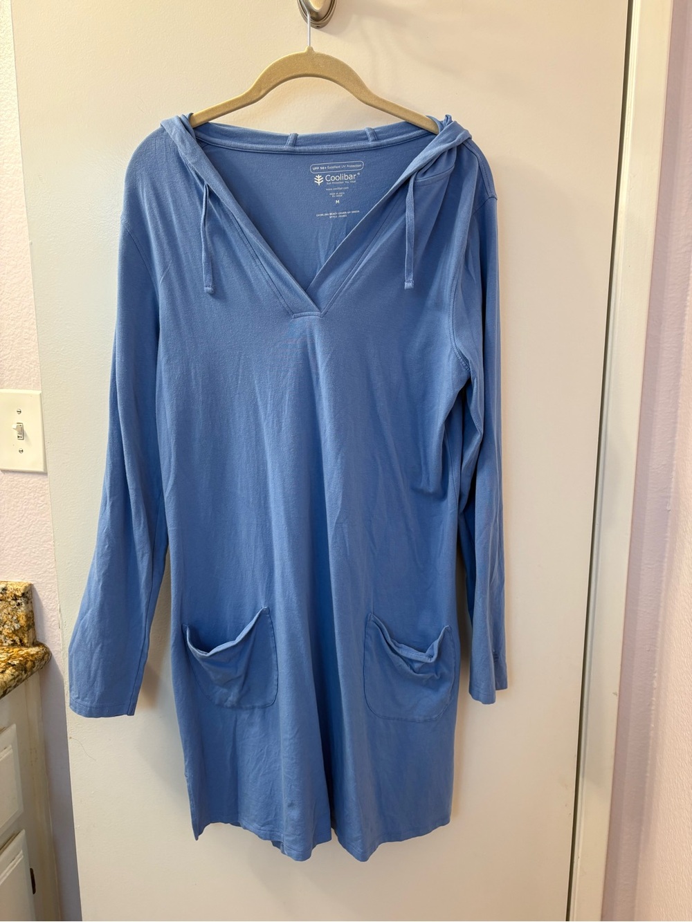 Coolibar Medium Women's Catalina Beach Cover Up Dress PtP 21-25/L 35 - Picture 4 of 8